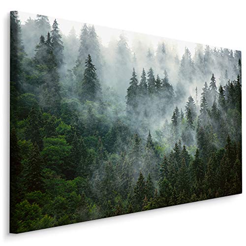 Muralo Leinwandbilder 40x30 Natur Wald Bäume Leinwand Wandbild Kunstdruck Nadelwald Nebel Himmel Wolken Schlafzimmer Wohnzimmer Wanddekoration Design XXL 348 Br. 40 cm x Hö. 30 cm Muralo Leinwandbilder 40x30 Natur Wald Bäume Leinwand Wandbild Kunstdruck Nadelwald Nebel Himmel Wolken Schlafzimmer Wohnzimmer Wanddekoration Design XXL 348 Br. 40 cm x Hö. 30 cm von Muralo