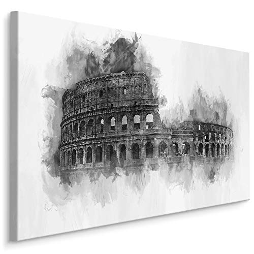 Muralo Leinwandbilder 90x60 Stadt Rom Architektur Leinwand Wandbild Kunstdruck Kolosseum Kultur Antik Gemalt Schlafzimmer Wohnzimmer Wanddekoration Design XXL 434 Br. 90 cm x Hö. 60 cm Muralo Leinwandbilder 90x60 Stadt Rom Architektur Leinwand Wandbild Kunstdruck Kolosseum Kultur Antik Gemalt Schlafzimmer Wohnzimmer Wanddekoration Design XXL 434 Br. 90 cm x Hö. 60 cm von Muralo