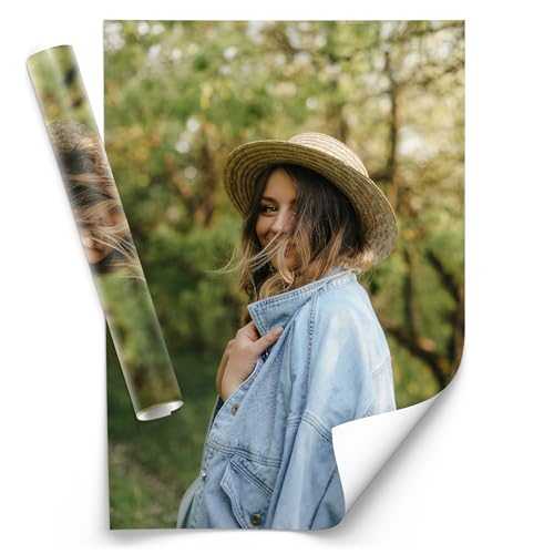 Muralo - Poster mit eigenem Foto - Fotoposter - Fotodruck, Posterdruck Fotogeschenk, Personalisierte Geschenke für Männer und Frauen für Geburtstag, Weihnachten - Br.40cm x Hö.50cm Muralo - Poster mit eigenem Foto - Fotoposter - Fotodruck, Posterdruck Fotogeschenk, Personalisierte Geschenke für Männer und Frauen für Geburtstag, Weihnachten - Br.40cm x Hö.50cm von Muralo