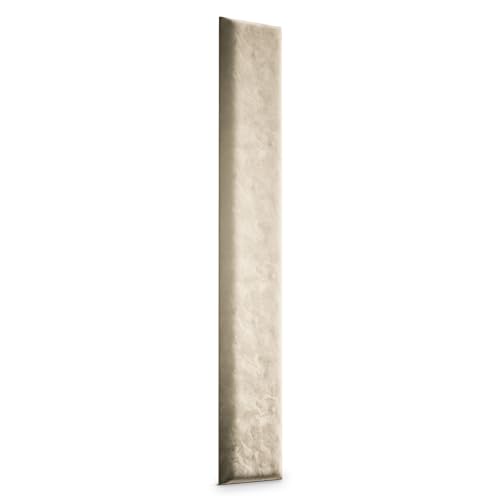 Muralo - Samt Wandkissen Stoff Polster-Paneel für Schlafzimmer Wohnzimmer Bett Wandpolster Bettkopfteil Lendekissen Modern Luxus Gepolstert Magic Velvet (Creme, 100 cm x 20 cm) von Muralo