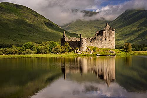 Muralo Selbstklebende Fototapete 270 x 180 Schloss Kilchurn Schottland Tapete Steinoptik Türme Mauer Architektur Wohnzimmer Schlafzimmer Wandbilder XXL Wand Br. 270 cm x Hö. 180 cm Muralo Selbstklebende Fototapete 270 x 180 Schloss Kilchurn Schottland Tapete Steinoptik Türme Mauer Architektur Wohnzimmer Schlafzimmer Wandbilder XXL Wand Br. 270 cm x Hö. 180 cm von Muralo