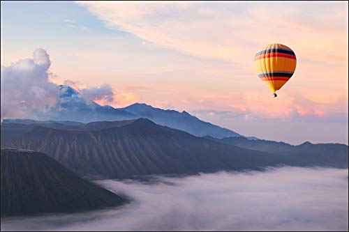 Muralo Vinyl Struktur FOTOTAPETE Natur Berge Luftballon Nebel Tapete Wandtapeten 254 x 184 Wohnzimmer Schlafzimmer Moderne Wandbilder XXL Wand Dekoration Br.254xHö.184 Muralo Vinyl Struktur FOTOTAPETE Natur Berge Luftballon Nebel Tapete Wandtapeten 254 x 184 Wohnzimmer Schlafzimmer Moderne Wandbilder XXL Wand Dekoration Br.254xHö.184 von Muralo