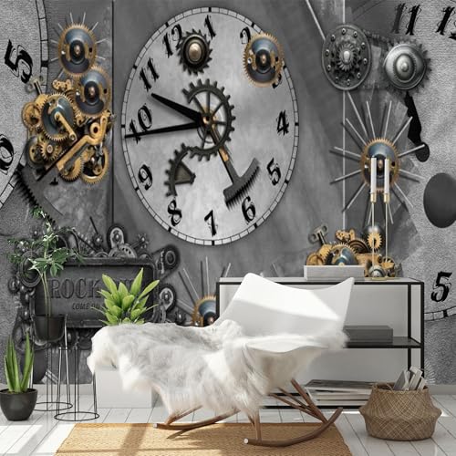 Murasolite Steampunk Wandbild mit Zahnrädern - Benutzerdefinierte Größe Wandbilder Selbstklebend Abnehmbare Große Fototapete für Wohnzimmer, Schlafzimmer, Badezimmer, Büro, Esszimmer, Kinderzimmer Murasolite Steampunk Wandbild mit Zahnrädern - Benutzerdefinierte Größe Wandbilder Selbstklebend Abnehmbare Große Fototapete für Wohnzimmer, Schlafzimmer, Badezimmer, Büro, Esszimmer, Kinderzimmer von Murasolite