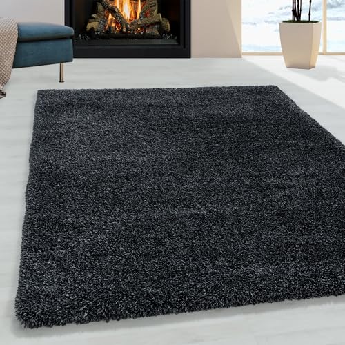 Muratap Pearl Soft Teppich - Hochflor Teppich Extra Weich für Wohnzimmer, Schlafzimmer, Kinderzimmer, Flur Moderner Deko - Große: 140x200 cm - Farbe: Anthrazit Muratap Pearl Soft Teppich - Hochflor Teppich Extra Weich für Wohnzimmer, Schlafzimmer, Kinderzimmer, Flur Moderner Deko - Große: 140x200 cm - Farbe: Anthrazit von Muratap