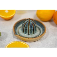 Blaue Keramik Zitruspresse - Zitronenpresse Handgemachte Orangenpresse Blaue Keramik Zitruspresse - Zitronenpresse Handgemachte Orangenpresse von Murdeko