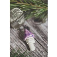 Kräutertee-Sieb Mit Violettem Keramikpilz - Kräuterteesieb Weihnachtsgeschenk Muttertagsgeschenk Geburtstagsgeschenk Kräutertee-Sieb Mit Violettem Keramikpilz - Kräuterteesieb Weihnachtsgeschenk Muttertagsgeschenk Geburtstagsgeschenk von Murdeko