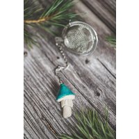 Loses Teesieb Mit Ozeanblauem Pilz - Azurblauem Weihnachtsgeschenk Ostergeschenk von Murdeko