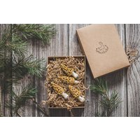 Vintage Weihnachtsdeko Pilz Baumschmuck Aus Keramik - Gyromitra Vintage Weihnachtsdeko Pilz Baumschmuck Aus Keramik - Gyromitra von Murdeko