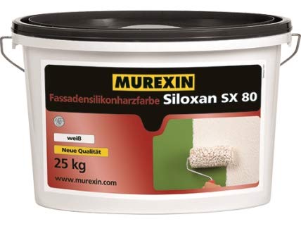 Murexin SX 80 Weiße Farbe auf Silikonharzbasis für außen und innen (20 l.) von Murexin