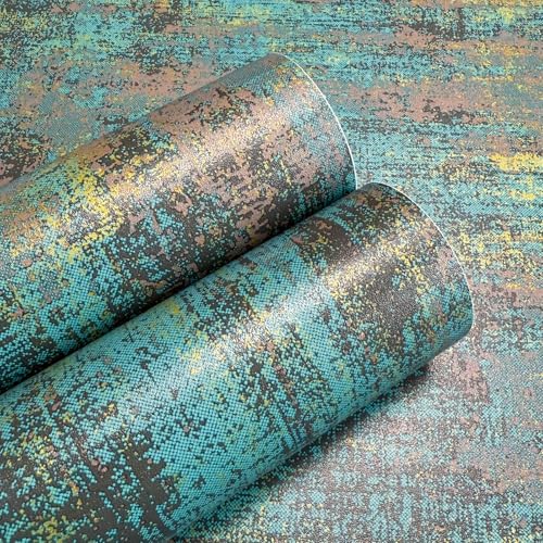 Selbstklebende Tapete Klebefolie Möbel Grau 44x1016cm Betonoptik Selbstklebende Folie Metallic Industrieller Zement Wasserdicht Tapete von Murgall