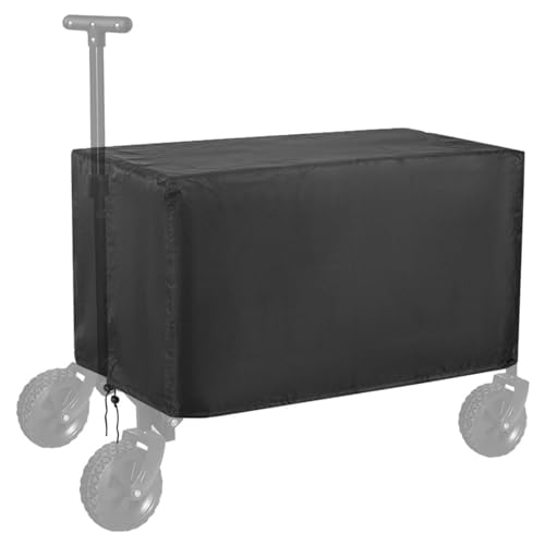Bollerwagen Faltbar Abdeckung | Abdeckung Für Handwagen Strandwagen Gartenwagen Transportwagen Faltbar | Gartenwagen Abdeckung Wasserdicht Schutzhülle Aus Oxford-Stoff Für Faltwagen von Murman