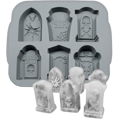 Halloween Silikonform, Halloween Grabstein Silikonform Schokolade Fondant D I Y Halloween Fondantform, RIP Grabstein Eiswürfelschalen, Grabsteinform, Silikon Formen Für Kuchen Kekse Deko Halloween Silikonform, Halloween Grabstein Silikonform Schokolade Fondant D I Y Halloween Fondantform, RIP Grabstein Eiswürfelschalen, Grabsteinform, Silikon Formen Für Kuchen Kekse Deko von Murman