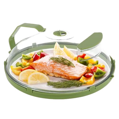 Mikrowellen Abdeckung - Abdeckhaube Mikrowelle 26cm | Mikrowellen Spritzschutz Mit Wasserdampfer Und Griff | BPA-frei Mikrowellen Spritzschutzabdeckung | Transparente Abdeckung Für Mikrowellenteller Mikrowellen Abdeckung - Abdeckhaube Mikrowelle 26cm | Mikrowellen Spritzschutz Mit Wasserdampfer Und Griff | BPA-frei Mikrowellen Spritzschutzabdeckung | Transparente Abdeckung Für Mikrowellenteller von Murman