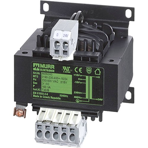 Murr Elektronik 6686345 Sicherheitstransformator 1 x 230 V, 400V 1 x 24 V/AC 250 VA von Murr Elektronik