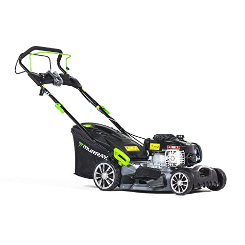 Murray Rasenmäher Benzin EQ2-500 - Selbstfahrender 4-in-1 Benzin-Rasenmäher, 46 cm - 50L Grasfangkorb für Kleine und Mittelgroße Rasenflächen - Benzinrasenmäher mit Briggs & Stratton Motor von Murray