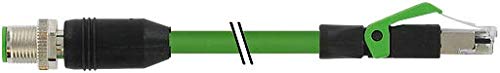M12 Stecker 0° / RJ45 Stecker 0° geschirmt Ethernet von Murrelektronik stay connected