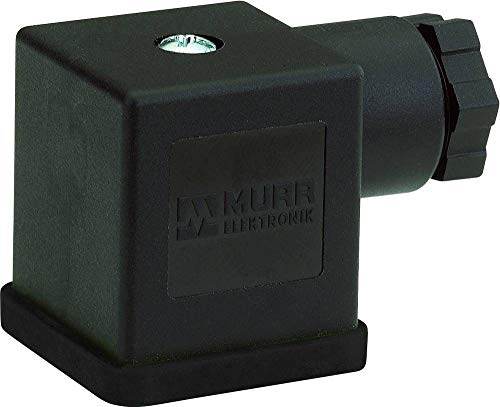 Murr Elektronik Ventilstecker Schwarz 7000-29406-0000000 Inhalt, 3 Stück von MURR ELEKTRONIK