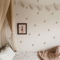 Elsa Blumen Stoffwandaufkleber - Abnehmbar Und Wiederverwendbar von MursClairs