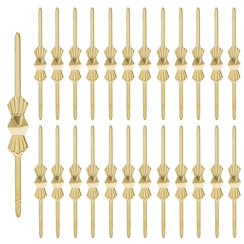 Murtenze Kronleuchter-Verbindungsstücke, Clips, Pins – Kronleuchter-Ersatz für die Befestigung von Kristallteilen (40 mm, Gold) von Murtenze