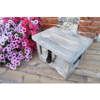 Holz Brust Handgemachte Schatz Feld Andenken Kasten Rustikale Spielzeug Aufbewahrung Box Baby Dusche Geschenk Schatztruhe von MusaWood