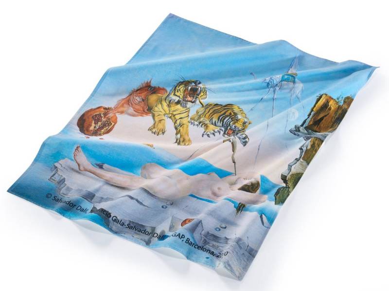MuseARTa Strandtuch Strandtuch Salvador Dali, Baumwolle (1-St), Dream Caused by the Flight of a Bee von MuseARTa