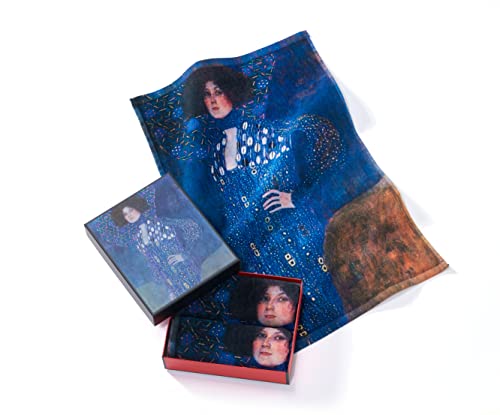 Musearta Unisex Gästehandtücher im 2er Set mit dem Motiv Emilie Flöge des Künstlers Gustav Klimt aus Baumwolle in der Größe 40x60 cm, GT2-GK-EF-V433096 Musearta Unisex Gästehandtücher im 2er Set mit dem Motiv Emilie Flöge des Künstlers Gustav Klimt aus Baumwolle in der Größe 40x60 cm, GT2-GK-EF-V433096 von Musearta