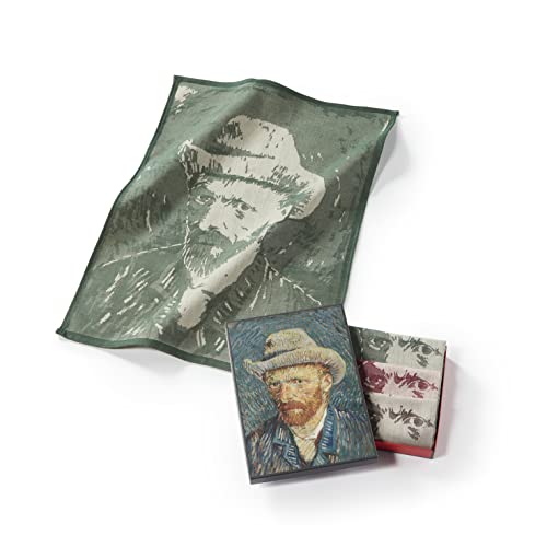 Musearta Unisex Geschirrhandtücher im 3er Set mit dem Motiv Self-Portrait with Grey Felt Hat des Künstlers Vincent Van Gogh aus Baumwolle in der Größe 50x70 cm, TT-VG-SH-10-V424206 Musearta Unisex Geschirrhandtücher im 3er Set mit dem Motiv Self-Portrait with Grey Felt Hat des Künstlers Vincent Van Gogh aus Baumwolle in der Größe 50x70 cm, TT-VG-SH-10-V424206 von Musearta