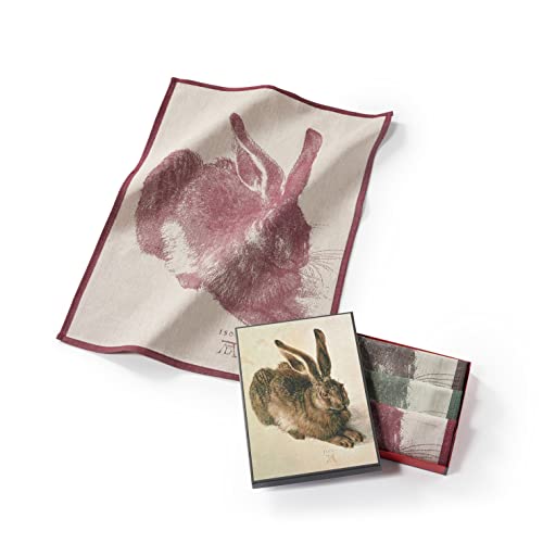 Musearta Unisex Geschirrhandtücher im 3er Set mit dem Motiv Young Hare des Künstlers Albrecht Dürer aus Baumwolle in der Größe 50x70 cm, TT-AD-YH-10-V424189 Musearta Unisex Geschirrhandtücher im 3er Set mit dem Motiv Young Hare des Künstlers Albrecht Dürer aus Baumwolle in der Größe 50x70 cm, TT-AD-YH-10-V424189 von Musearta