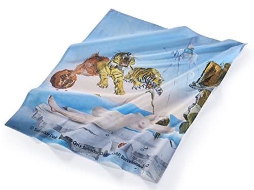 Musearta Unisex Strandhandtuch mit dem Motiv Dream Caused by The Flight of a Bee des Künstlers Salvador Dalí aus Baumwolle in der Größe 144x180 cm, BT-SD-DF-V424323 von Musearta