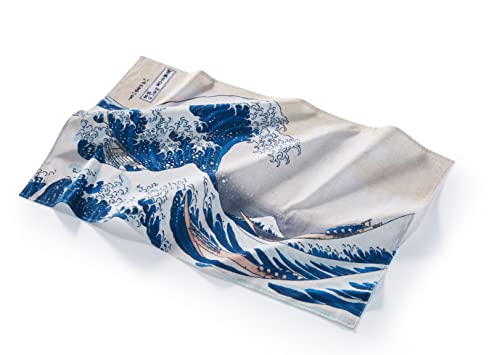 Musearta Unisex Strandhandtuch mit dem Motiv Great Wave des Künstlers Katsushika Hokusai aus Baumwolle in der Größe 90x150 cm, BT-KH-GW-V424285 Musearta Unisex Strandhandtuch mit dem Motiv Great Wave des Künstlers Katsushika Hokusai aus Baumwolle in der Größe 90x150 cm, BT-KH-GW-V424285 von Musearta