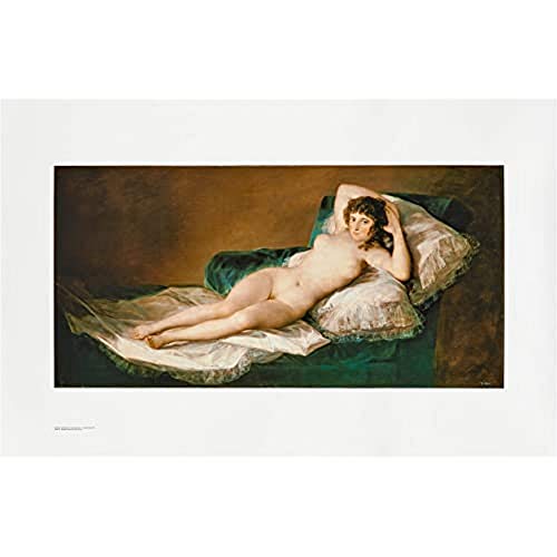 Der Mama nackt, offizieller Druck des Museum des Rasens von Museo del Prado