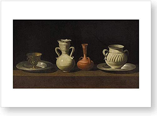 Offizielle Reproduktion des Gras-Museums "Bodegon mit Welpen" von Museo del Prado