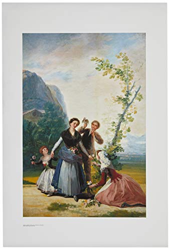 Offizielle Reproduktion des Gras-Museums "Die Blumenkästen oder die Frühling" von Museo del Prado
