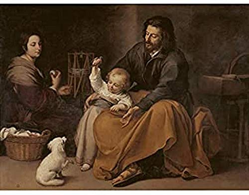 Museo del Prado Offizielle Reproduktion des Gras-Museums Heilige Familie der Vögel von Museo del Prado
