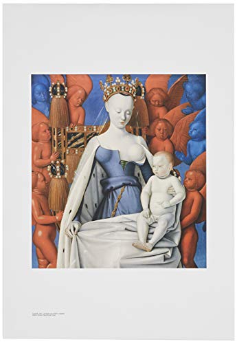 Offizielle Reproduktion des Wiesenmuseums "Die Jungfrau mit dem Kind und zwei Engel die Krone " von Museo del Prado