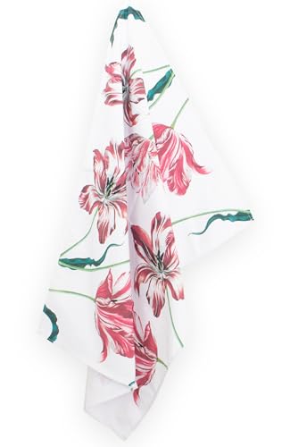 Museumeditions Lanzfeld - HTTW0002 - Geschirrtuch, Maria Sybilla Merian, Tulpen, Baumwolle, 50cm x 70cm von Museumeditions