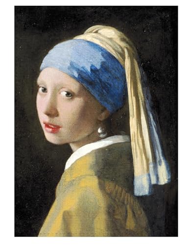 Museumeditions Lanzfeld - HTTW0013 - Geschirrtuch, Vermeer, Das Mädchen mit dem Perlenohrring, Baumwolle, 50cm x 70cm von Museumeditions