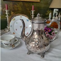 Kaffeekanne Antik Von 1880 Versilbert Sheffield Plate Epns Plated Einzelstück Kaffeekanne Antik Von 1880 Versilbert Sheffield Plate Epns Plated Einzelstück von Museumsladen