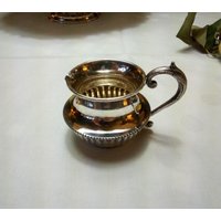 Sahnegießer Um 1900 Versilbert Sheffield Epns Plated Sahnegießer Um 1900 Versilbert Sheffield Epns Plated von Museumsladen