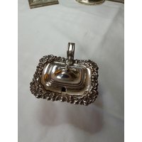 Senftöpfchen, Senfschale Epns Sheffield Versilbert England Um 1890 Senftöpfchen, Senfschale Epns Sheffield Versilbert England Um 1890 von Museumsladen
