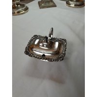 Senftöpfchen, Senfschale Epns Sheffield Versilbert England Um 1890 Senftöpfchen, Senfschale Epns Sheffield Versilbert England Um 1890 von Museumsladen