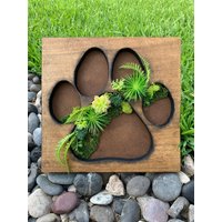 Sukkulenten Holzschild von MushTushy