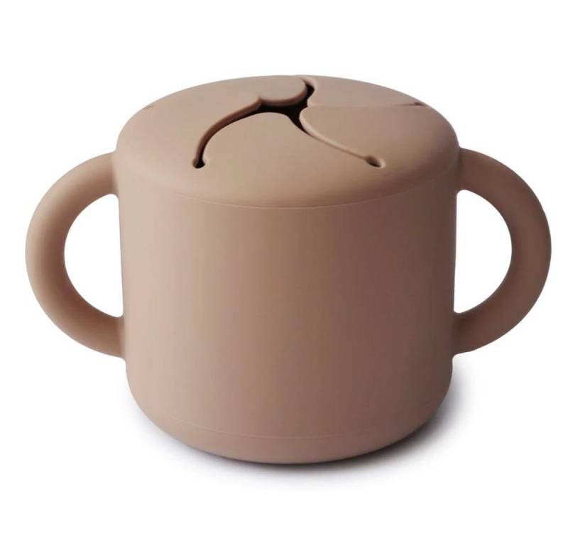 Mushie Kinderbecher Snackbecher Natural, Silikon BPA-frei Babybecher Snackschale Mushie Kinderbecher Snackbecher Natural, Silikon BPA-frei Babybecher Snackschale von Mushie
