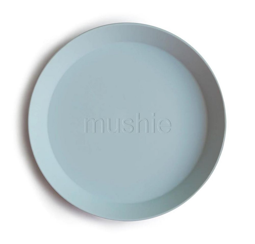 Mushie Kindergeschirr-Set Kinderteller Powder Blue 2er Set, Kunststoff BPA-frei Babyteller Babygeschirr Mushie Kindergeschirr-Set Kinderteller Powder Blue 2er Set, Kunststoff BPA-frei Babyteller Babygeschirr von Mushie