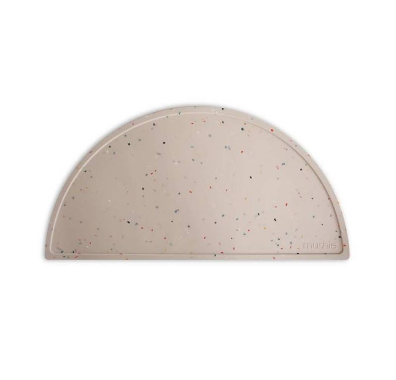Mushie Platzset Vanilla Confetti, Silikon Platzdeckchen Malunterlage Platzset BPA-frei Mushie Platzset Vanilla Confetti, Silikon Platzdeckchen Malunterlage Platzset BPA-frei von Mushie