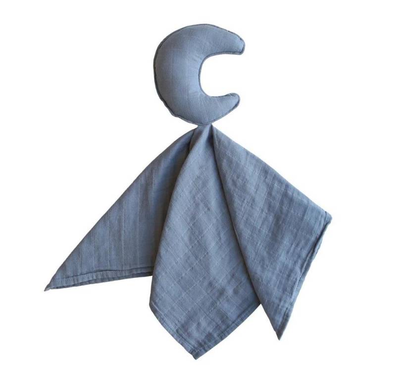 Mushie Schmusetuch Moon Tradewinds, Bio-Musselin Blau Babytuch Kuscheltuch 30,5 x 3,8 x 50,8 cm Mushie Schmusetuch Moon Tradewinds, Bio-Musselin Blau Babytuch Kuscheltuch 30,5 x 3,8 x 50,8 cm von Mushie