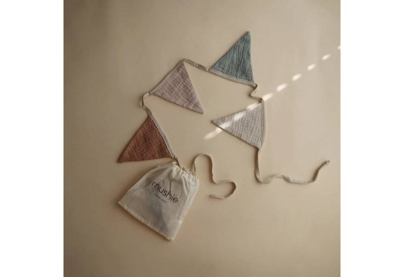 Mushie Wimpelkette Cloth Garland Textil Wimpelkette von Mushie