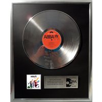 Collage Mit Abba - The Album + Silberne/Goldene Schallplatte von Musicclub