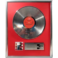 Collage Mit Bruce Springsteen - Born in The Usa + Silberne/Goldene Schallplatte von Musicclub