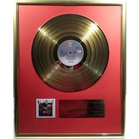 Collage Mit David Bowie - Never Let Me Down Goldene Schallplatte Gold Record von Musicclub